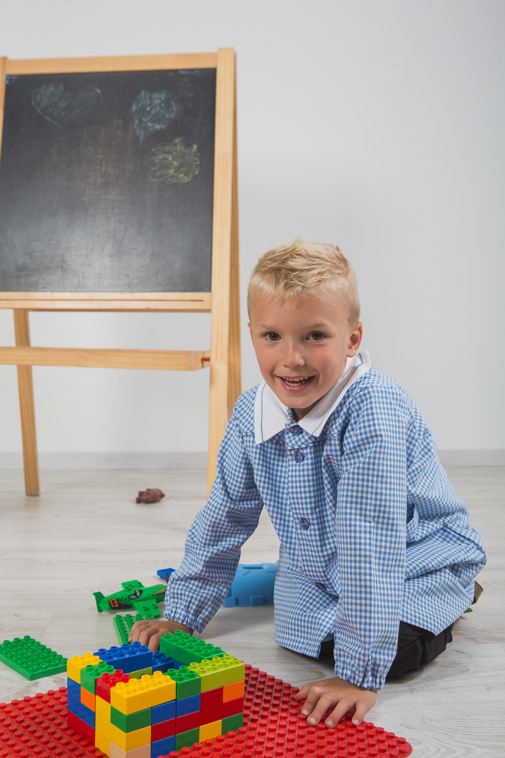 Grembiuli Scuola Materna Bambino - NOA Blu, Azzurro