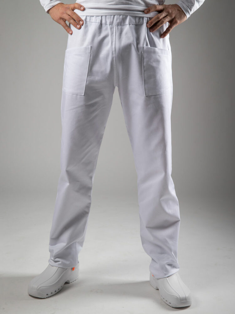 pantalone con elastico cotone puro 100%
